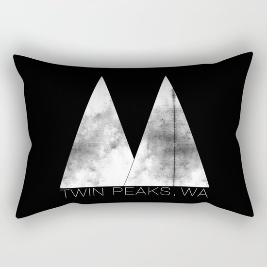 Twin Peaks, WA (White Lodge) Rectangular Pillow