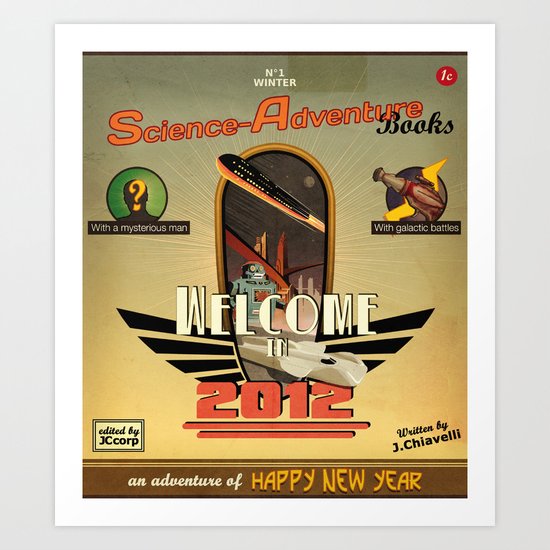 Welcome in 2012 Art Print