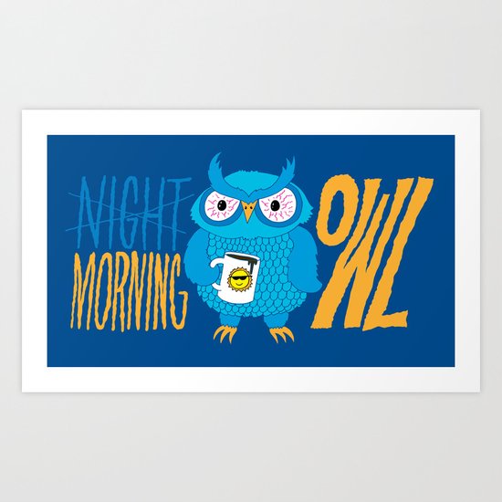 Morning Owl Art Print