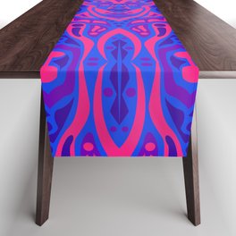 geometric illustration of a mastiff Table Runner