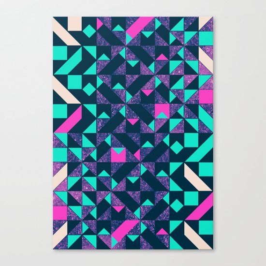 GEOMETRIC COLOUR POP Canvas Print