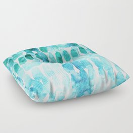 Abstract Ocean Dreams Floor Pillow