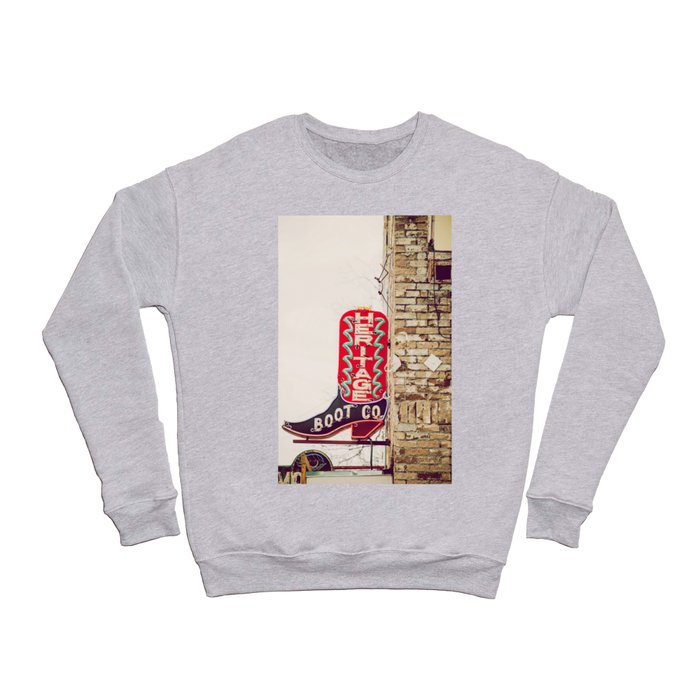 Downtown Austin Texas Neon Crewneck Sweatshirt