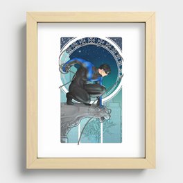Nightwing Nouveau Recessed Framed Print