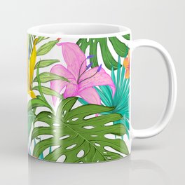 Tropical Colorful Palm Garden Coffee Mug