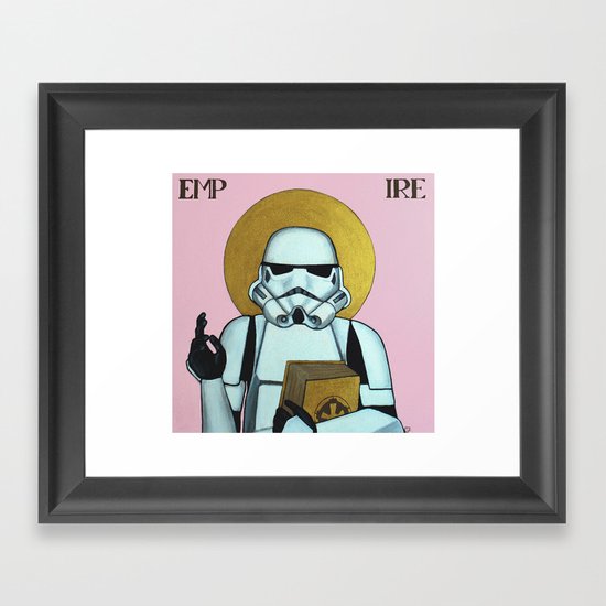 "EMPIRE" - Star Wars, Stormtrooper Framed Art Print