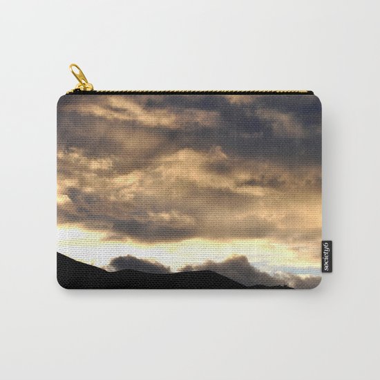 SUNSET THRU THE HEAVY RAIN CLOUDS Carry-All Pouch