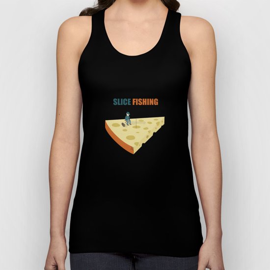 Slice fishing Unisex Tank Top