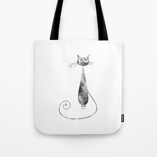 Serious Cat Tote Bag