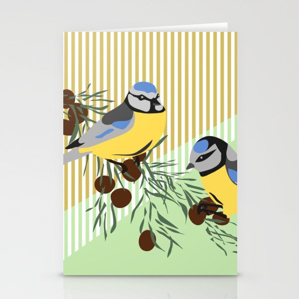 two birds in harmonie Stationery Cards