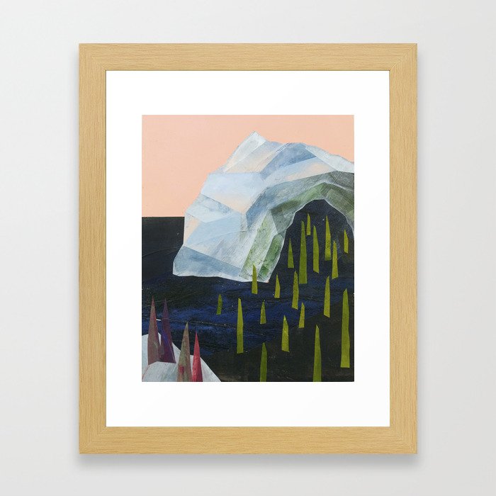 Ice Melt Framed Art Print