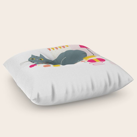 Cosy Cat Floor Pillow