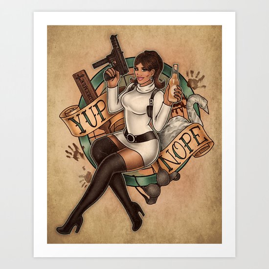 Spray and Pray Art Print