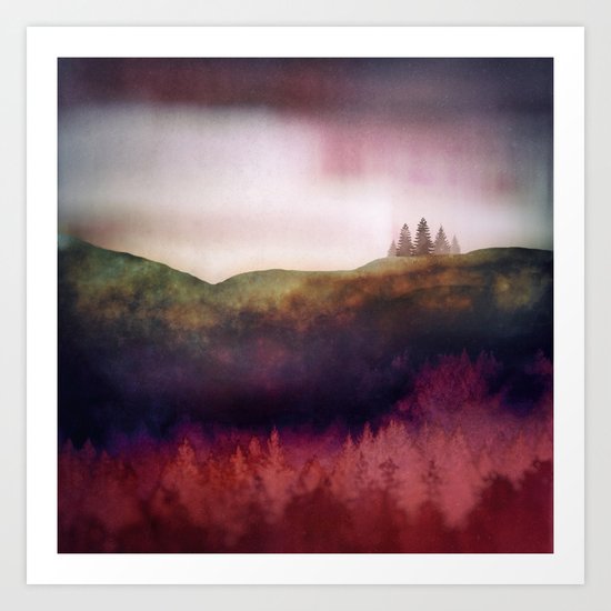 Scarlet Light Art Print
