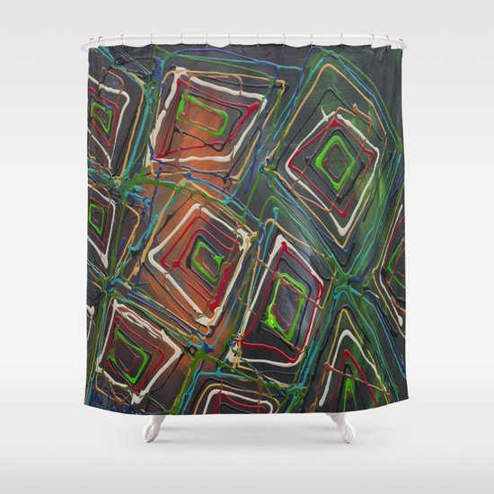 Kaleidescope Shower Curtain