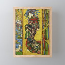 Vincent van Gogh "The Courtesan (after Eisen)" Framed Mini Art Print