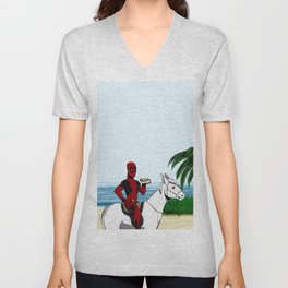 Look at this chimichanga Unisex V-Neck