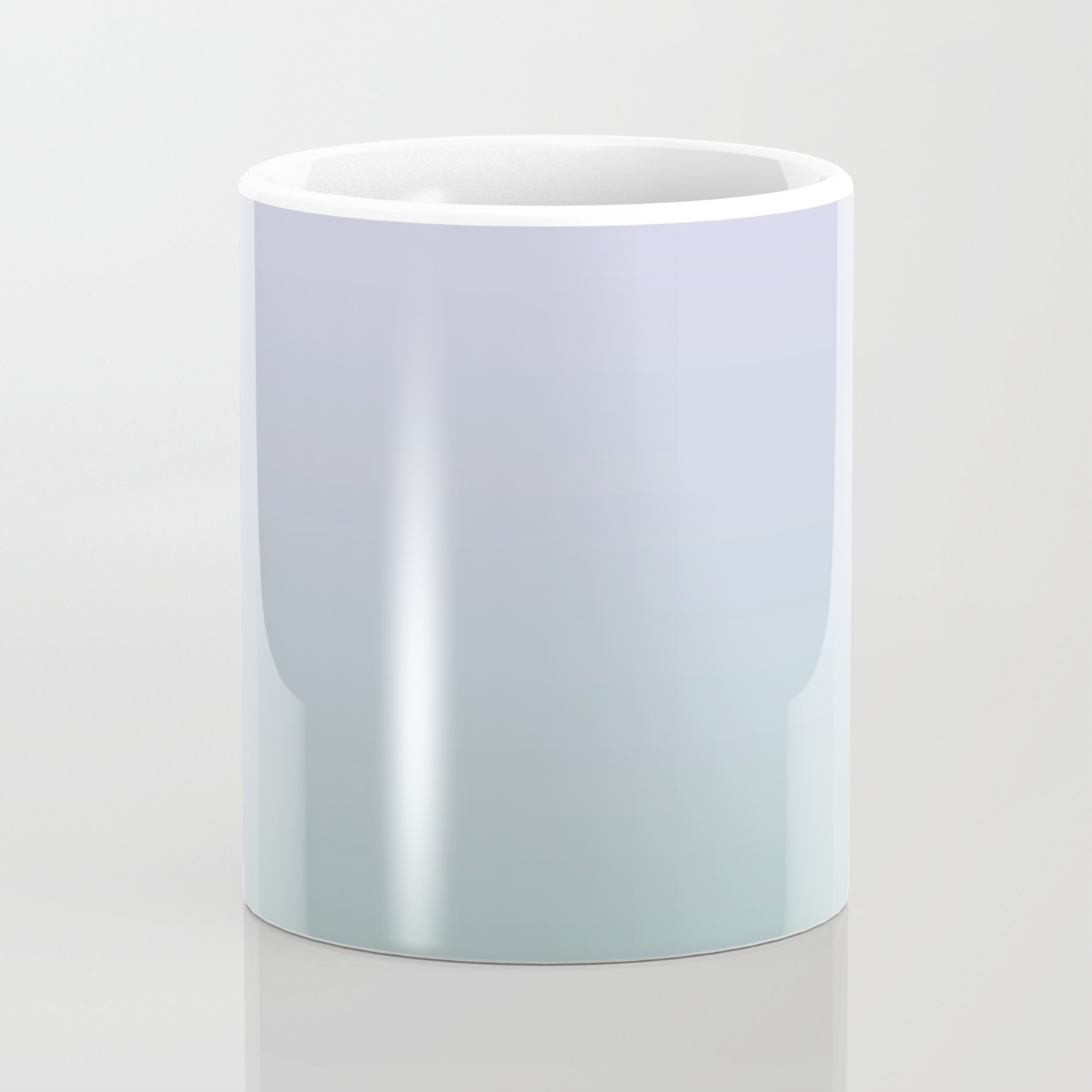 Color Gradient 16 Violet And Green Abstraction Abstract Minimalism Plain Ombre Coffee Mug