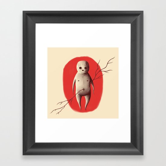 Baby void Framed Art Print