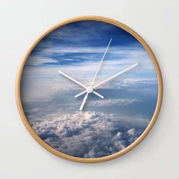 Clouds in the Sky Wall Clock