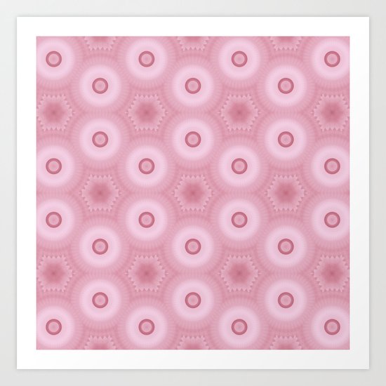 Fractal Cogs n Wheels in DPA 00 Art Print