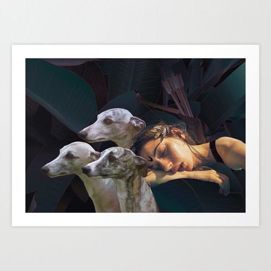 Sleeping Diana (LE, 8 prints left) Art Print