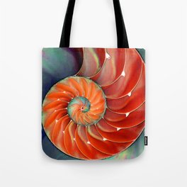 Nautilus Shell - Nature's Perfection by Sharon Cummings Tote Bag