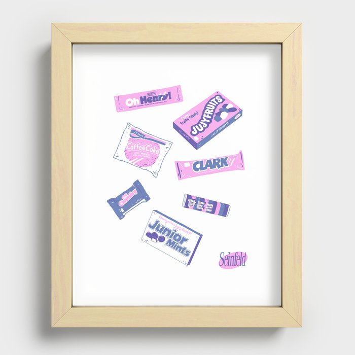 Seinfeld Candy Recessed Framed Print