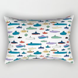 Submarine Squadron Fun Rectangular Pillow