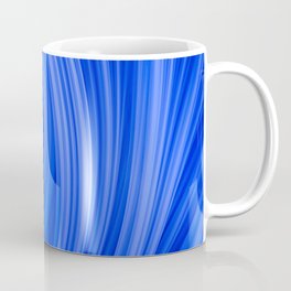 Flow Strand. Endless Blue. Abstract Art Mug