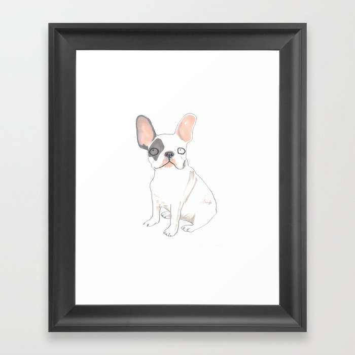 French Bulldog Framed Art Print