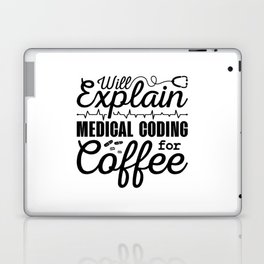 Medical Coder Medical Coding Coffee Coding ICD Laptop Skin