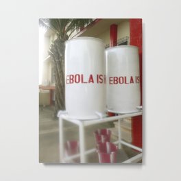 Chlorinated water containers captured West African Ebola outbreak Metal Print | Illustration, Painting, Poster, Juju, Frame, Obi, Mandrill, Artprint, Old, Decor 