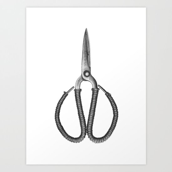 Embroidery Shears Art Print