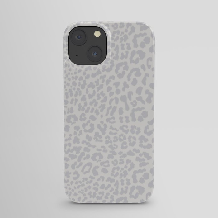 Snow Leopard Print iPhone Case
