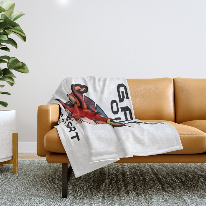 Game Over – Retro Video Games Gaming Throw Blanket