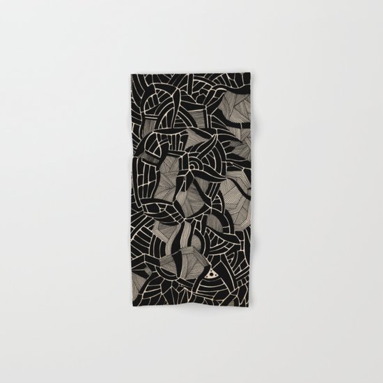 - cosmophobic cow - Hand & Bath Towel