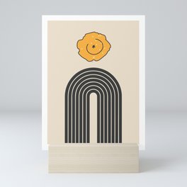 Tostone Arch on beige Mini Art Print