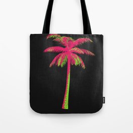 Neon Palm Tote Bag