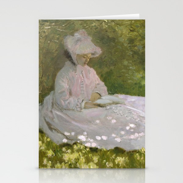 Springtime by Claude Monet Stationery Cards