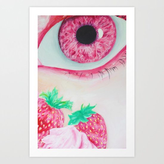 Strawberry Delight Art Print