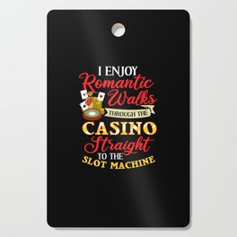 Casino Slot Machine Game Chips Card Player Cutting Board