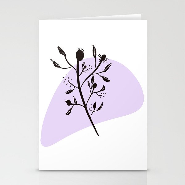 Modern Thistle Stationery Cards