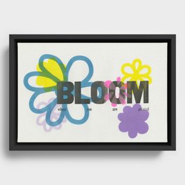 Bloom Where You Are Planted Framed Canvas