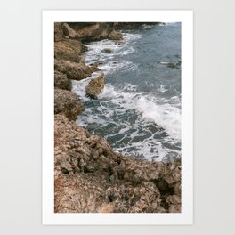 Coastal ocean I Travel photography I summer art print I Caribbean I curacao art print I wonderlust I Endless coasts Art Print