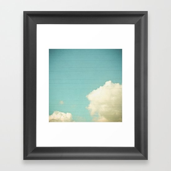Lines Framed Art Print