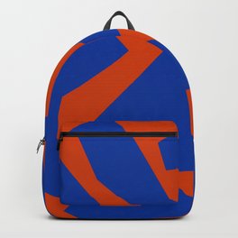 Very Backpack | Graphic Design, Graphicdesign, Blue, Pattern, Orange, Abstract, Pop Art 