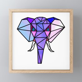 Vibrant Elephant Framed Mini Art Print