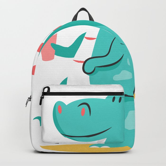 To The Disco T Rex Dinosaur Backpack