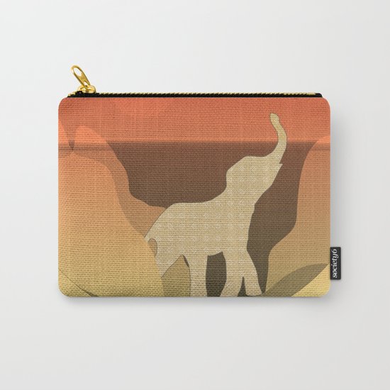 Underwater Elephant Scene Design Carry-All Pouch